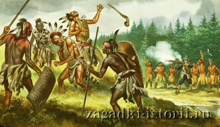 Индийское племя ирокезов