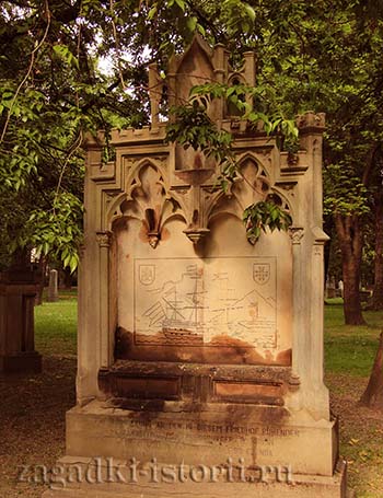 Памятник на могиле Кароля Джеттинга