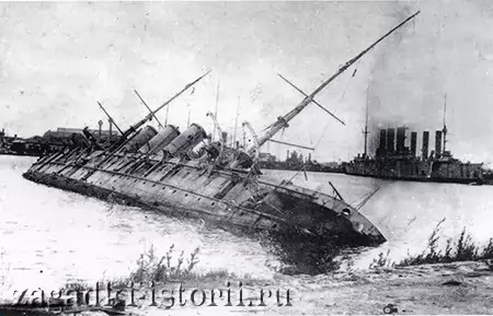 Потпленный русский крейсер «Память Азова»