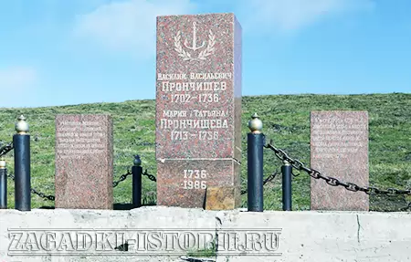 Могила Василия и Татьяны Прончищевых