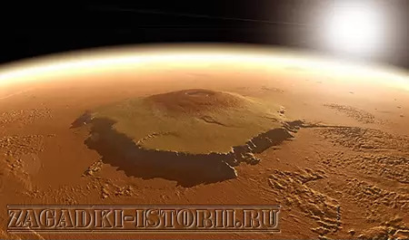 Вулкан Олимп на Марсе