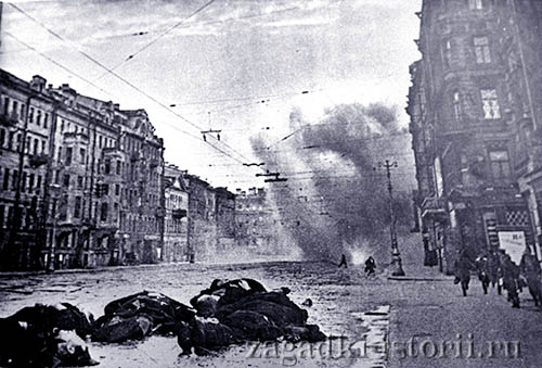 Артобстрел Невского проспекта. 1941 год