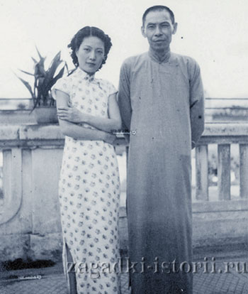Ду Юэшэн с пятой женой Мэн Сяодун
