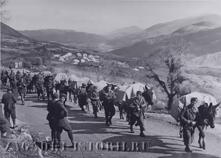 Итальянские войска в Греции