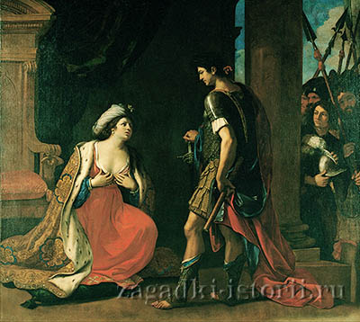 Клеопатра и Октавиан Август