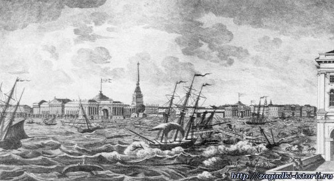 Разлив Невы. 1824 год