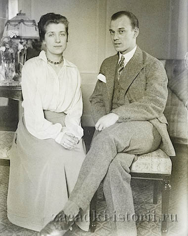 Вацлав Нижинский с женой Ромолой