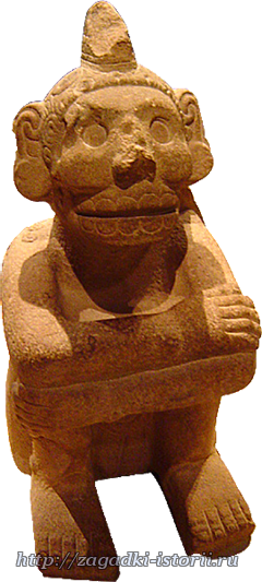 Ацтекская статуетка обезьяны