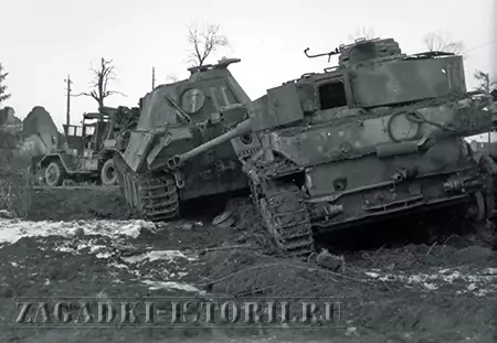 Подбитые танки вермахта