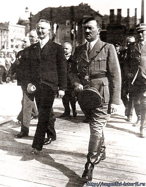 Ялмар Шахт и Адольф Гитлер