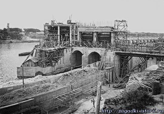 Строительство Волховской ГЭС