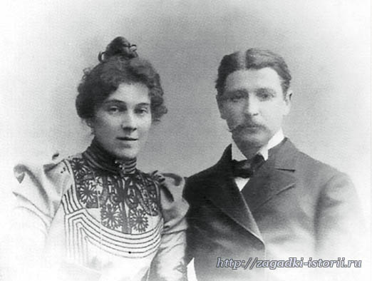 Михаил Врубель с женой Надеждой