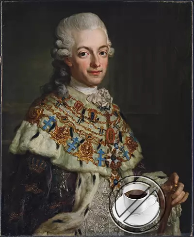 Король Швенции Густав III боролся с кофе. За что и поплатился