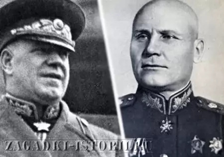 Маршалы Великой Победы Георгий Жуков и Иван Конев