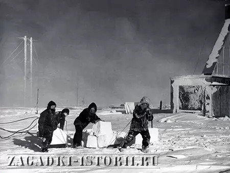 Советская станция «Мирный» в Антарктиде