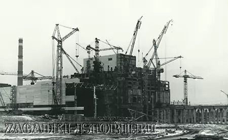 Строительство Чернобыльской АЭС
