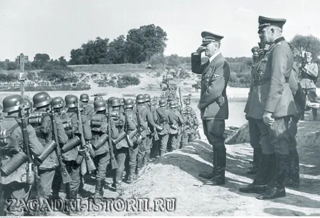 Войска вермахта пересекают Вилу. 1939 год