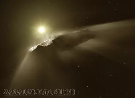 Так предположительно выглядит астероид Оумуамуа