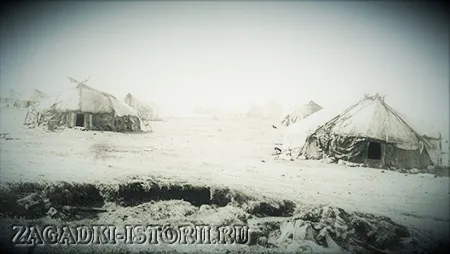 Опустевший посёлок инуитов