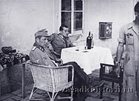 Векослав Лубурич с немецким офицером