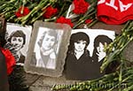 Возле мемориала погибшим в трагедии на матче «Спартак» - «Харлем»