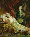 Людовик XV со своей фавориткой мадам Дюбарри