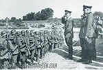 Войска вермахта пересекают Вилу. 1939 год. Их приветствует Адольф Гитлер