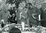 Хрущёв и Фидель Кастро в Абхазии
